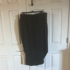 Elegant Black Midi Skirt for Women
